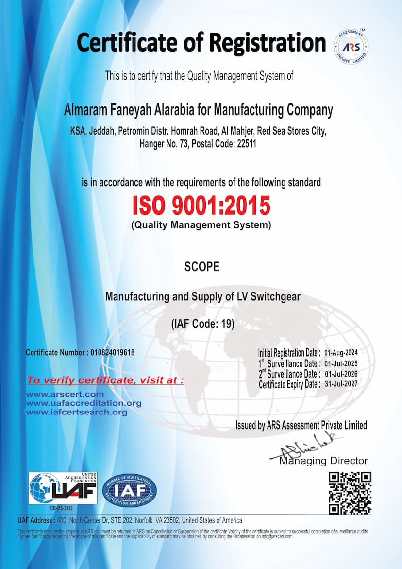 ISO Certificate 1